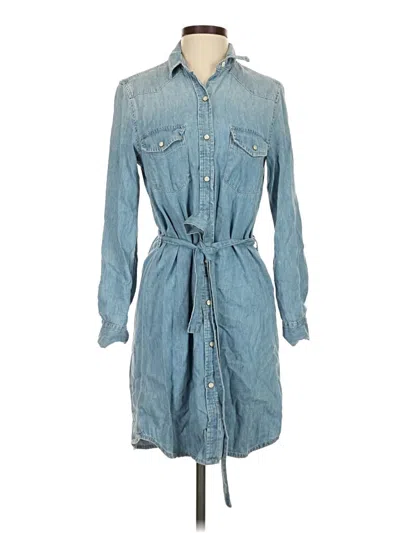 Pre-owned Gap Casual Dress In Blue