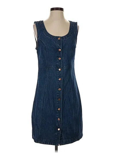 Pre-owned Gap Casual Dress In Blue