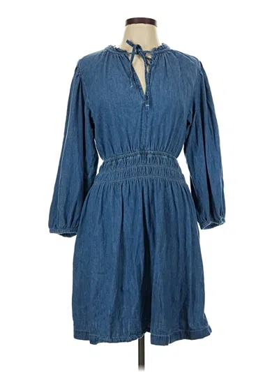 Pre-owned Gap Casual Dress In Blue