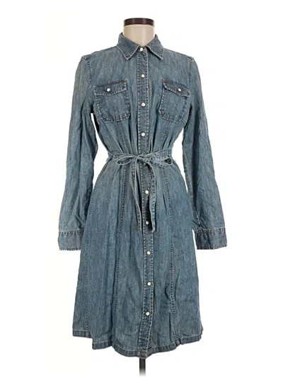 Pre-owned Gap Casual Dress In Blue