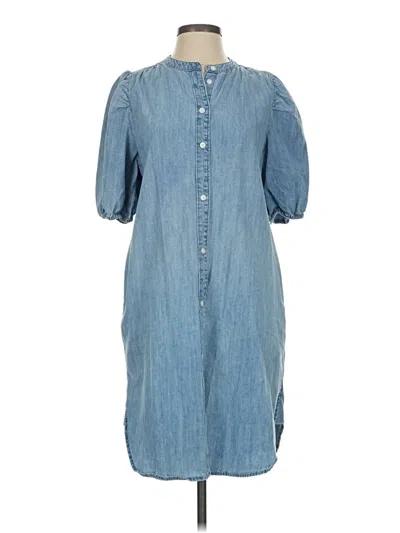 Pre-owned Gap Casual Dress In Blue