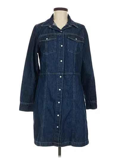Pre-owned Gap Casual Dress In Blue