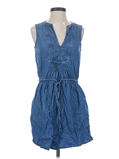 Pre-owned Gap Casual Dress In Blue