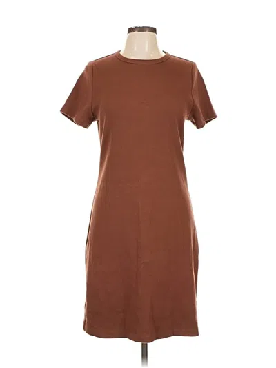 Pre-owned Gap Casual Dress In Brown