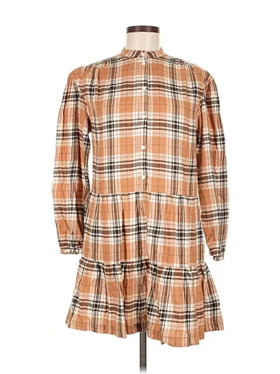 Pre-owned Gap Casual Dress In Brown