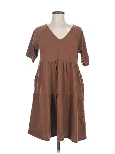 Pre-owned Gap Casual Dress In Brown
