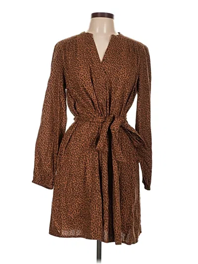 Pre-owned Gap Casual Dress In Brown
