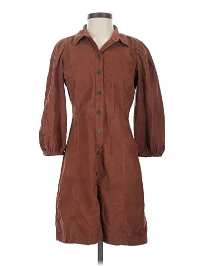 Pre-owned Gap Casual Dress In Brown