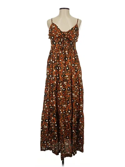 Pre-owned Gap Casual Dress In Brown