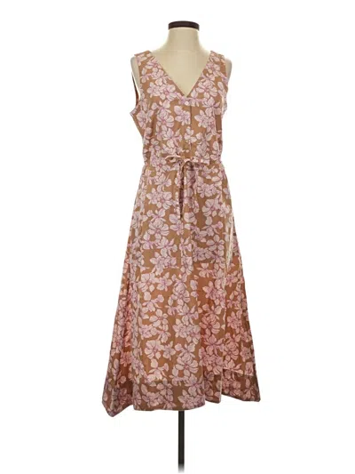 Pre-owned Gap Casual Dress In Brown