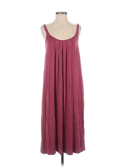 Pre-owned Gap Casual Dress In Burgundy