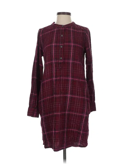 Pre-owned Gap Casual Dress In Burgundy