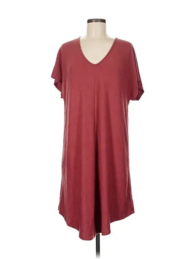 Pre-owned Gap Casual Dress In Burgundy