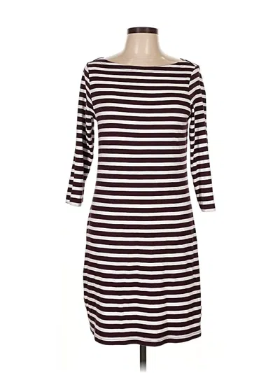 Pre-owned Gap Casual Dress In Burgundy