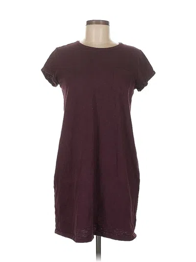Pre-owned Gap Casual Dress In Burgundy