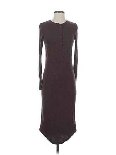 Pre-owned Gap Casual Dress In Burgundy