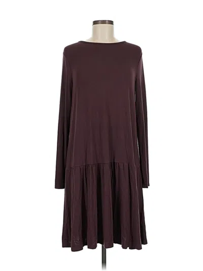 Pre-owned Gap Casual Dress In Burgundy