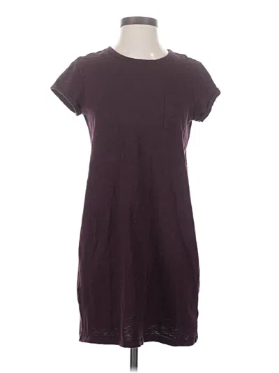 Pre-owned Gap Casual Dress In Burgundy