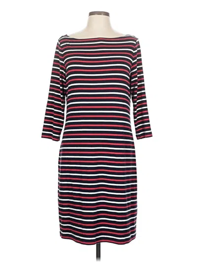 Pre-owned Gap Casual Dress In Burgundy