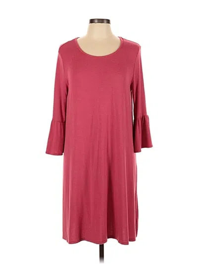 Pre-owned Gap Casual Dress In Burgundy