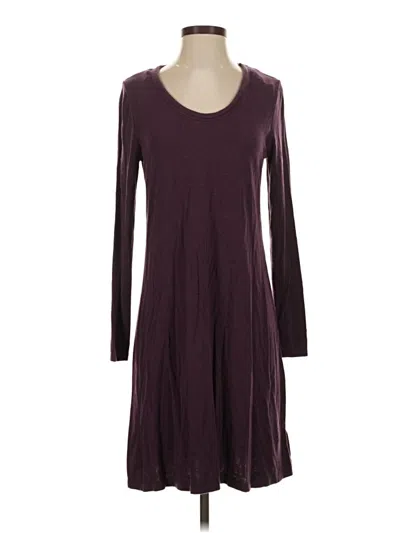 Pre-owned Gap Casual Dress In Burgundy