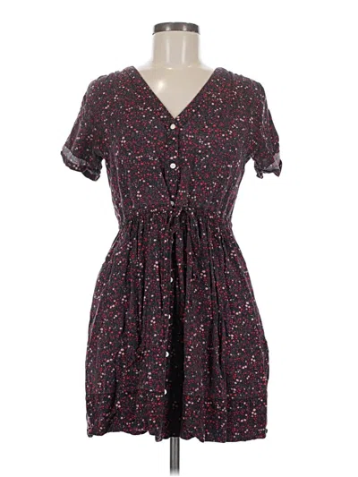 Pre-owned Gap Casual Dress In Burgundy
