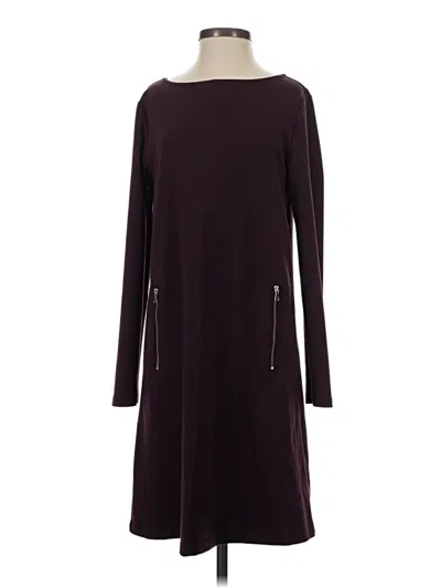 Pre-owned Gap Casual Dress In Burgundy
