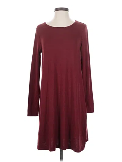Pre-owned Gap Casual Dress In Burgundy