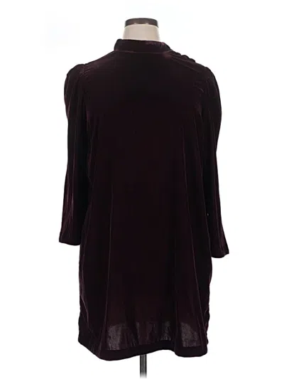 Pre-owned Gap Casual Dress In Burgundy