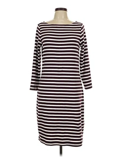Pre-owned Gap Casual Dress In Burgundy