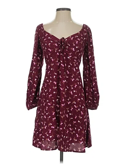 Gap Casual Dress In Burgundy