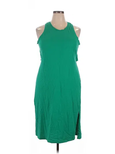 Pre-owned Gap Casual Dress In Green