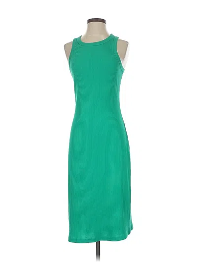 Pre-owned Gap Casual Dress In Green