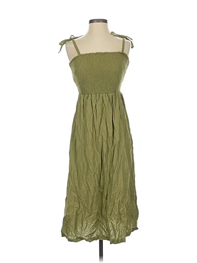 Pre-owned Gap Casual Dress In Green