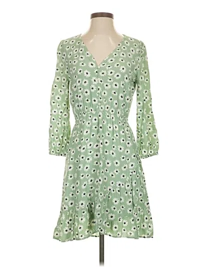 Pre-owned Gap Casual Dress In Green