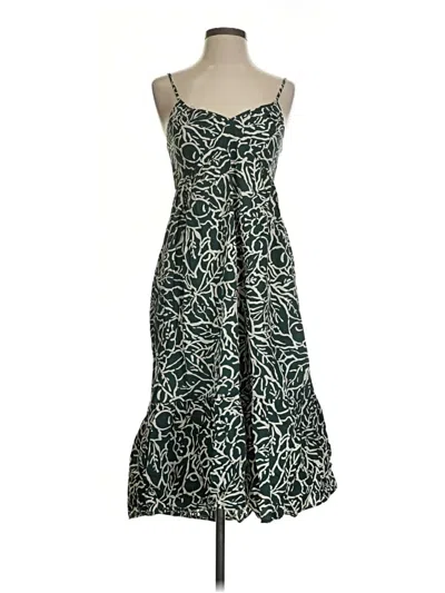 Pre-owned Gap Casual Dress In Green