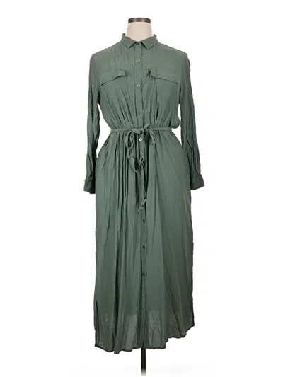 Pre-owned Gap Casual Dress In Green