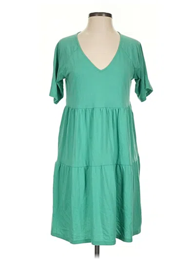 Pre-owned Gap Casual Dress In Green