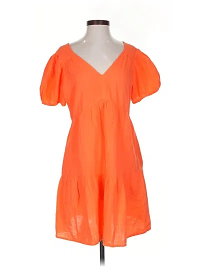 Pre-owned Gap Casual Dress In Orange