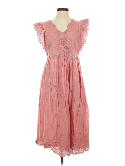 Pre-owned Gap Casual Dress In Pink