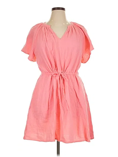 Pre-owned Gap Casual Dress In Pink