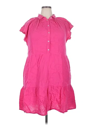 Pre-owned Gap Casual Dress In Pink