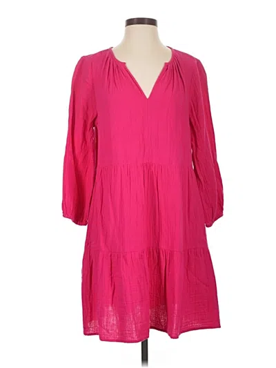 Pre-owned Gap Casual Dress In Pink