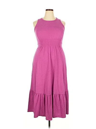 Pre-owned Gap Casual Dress In Purple