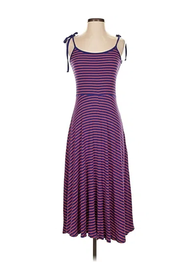 Pre-owned Gap Casual Dress In Purple
