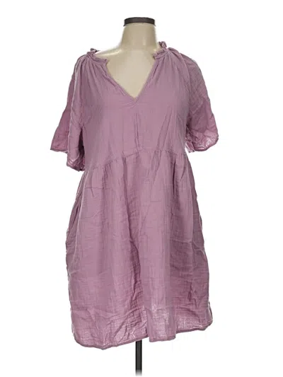 Pre-owned Gap Casual Dress In Purple