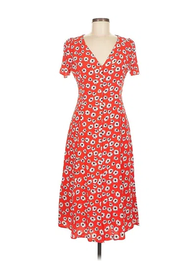 Pre-owned Gap Casual Dress In Red