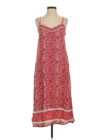 Pre-owned Gap Casual Dress In Red