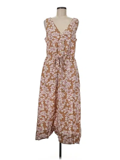 Pre-owned Gap Casual Dress In Tan