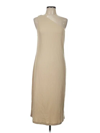 Pre-owned Gap Casual Dress In Tan
